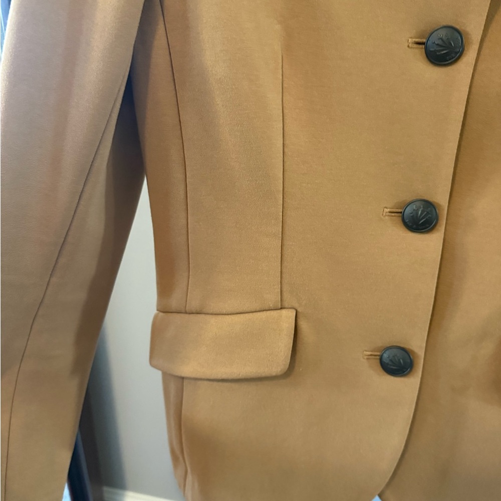 rag & bone Camel Stand-Collar Button Blazer NWT - image 3